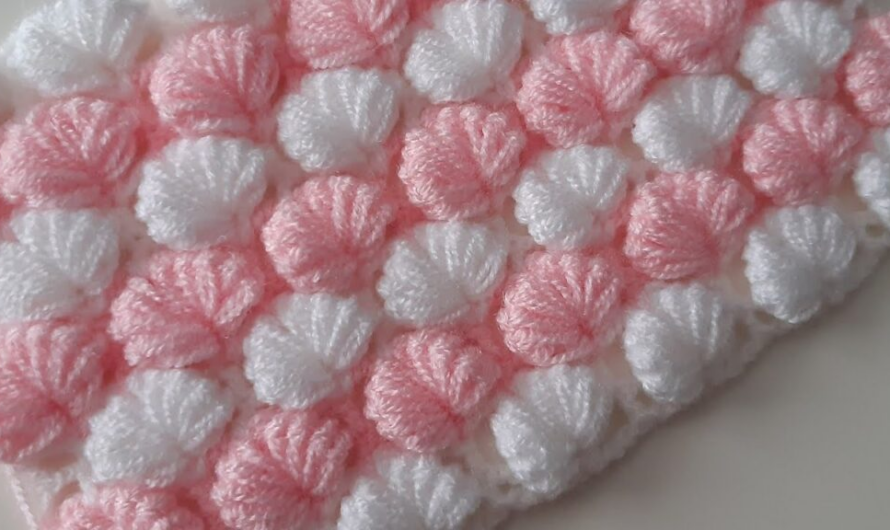 PUFF SHELL STITCH FOR CROCHET BLANKETS AND MORE