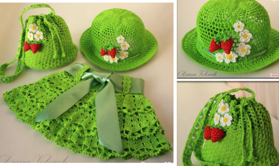 Girl’s Skirt & Hat Set Free Crochet Pattern