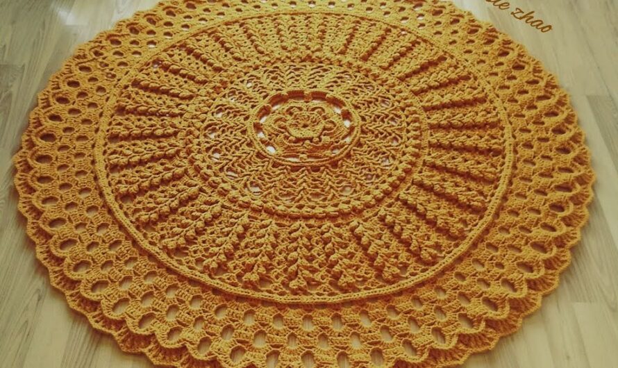 How to make beautiful rug crochet