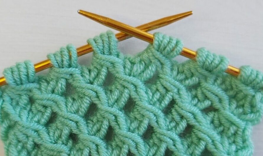 KNITTING NET STITCH PATTERN YOU SHOULD LEARN