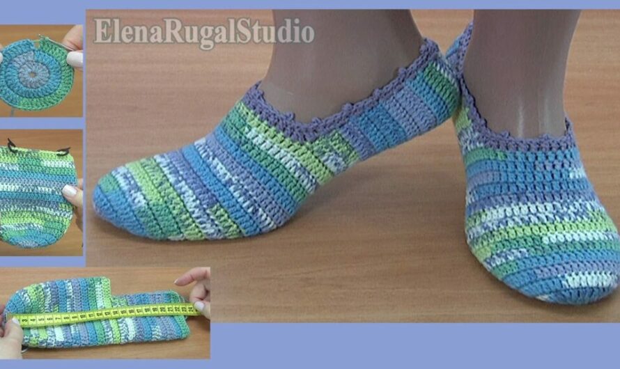 Easy and Fast Crochet Slippers