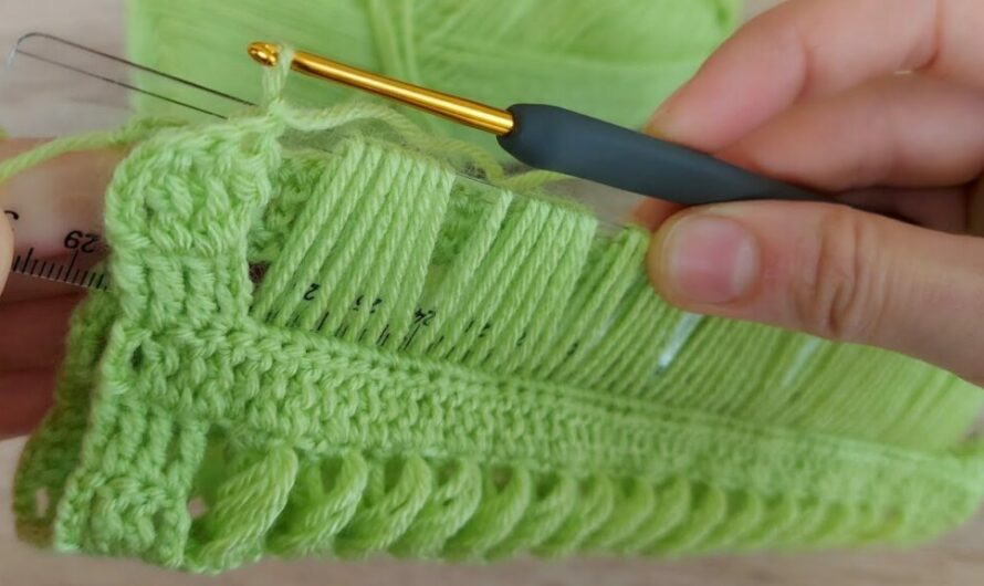 Crochet pattern using ruler – Video tutorial