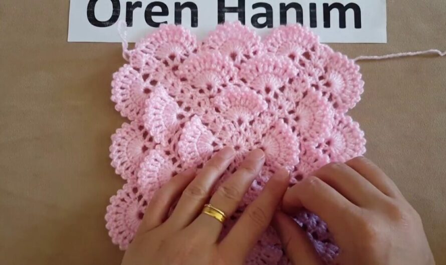 CROCHET PATTERN FOR BABY BLANKET TUTORIAL