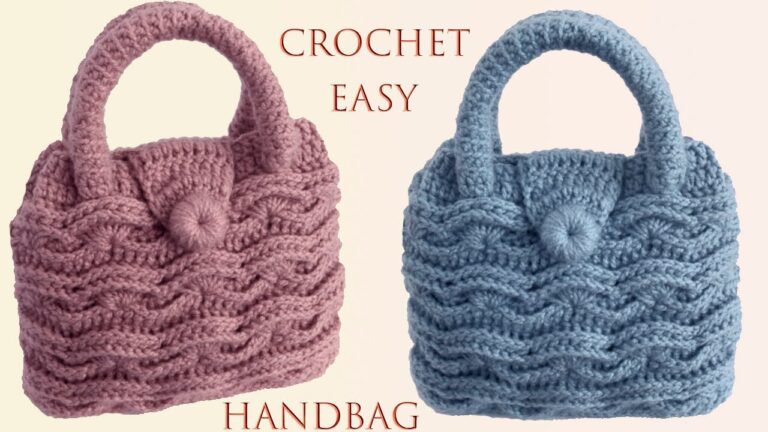 CROCHET BRAIDED 3 D HANDBAG