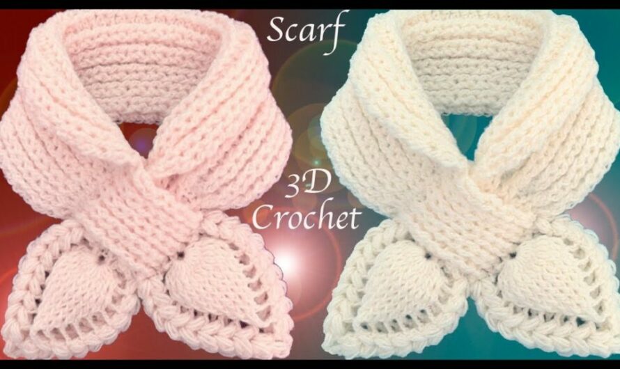 CROCHET 3D SCARF – Video tutorial