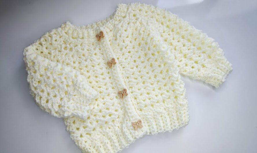HOW TO CROCHET A SUMMER BABY CARDIGAN