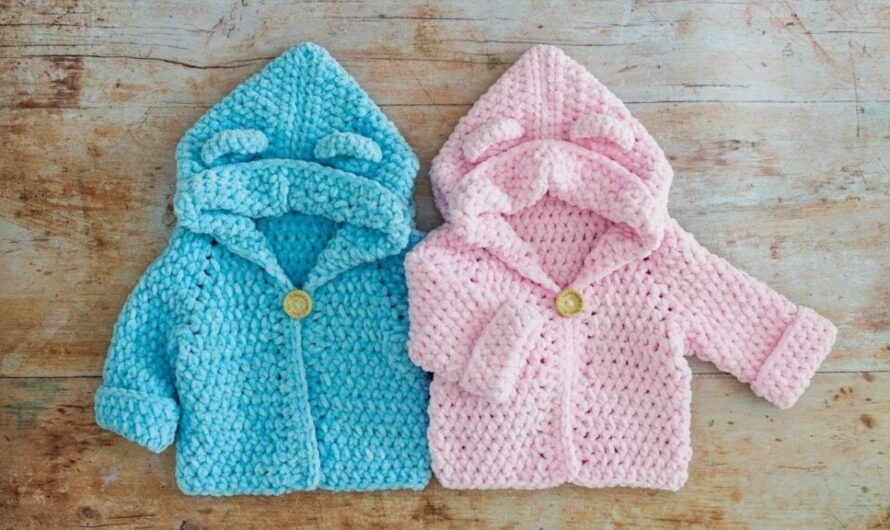Crochet Baby Hoodie : Video tutorial
