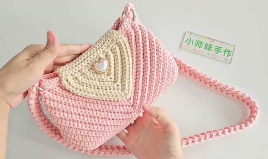 Crafting the Practical Crochet Crossbody Bag with Short Stitch Creativity & Three-Dimensional Shaping
