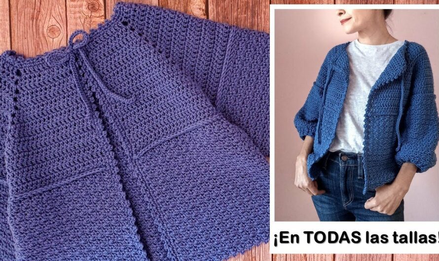 Crochet TOP DOWN cardigan