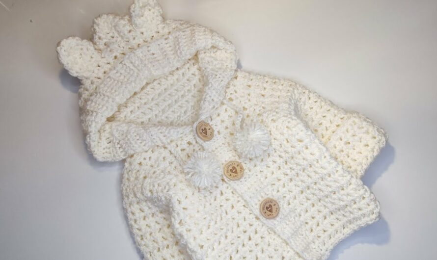 How to Crochet the Adorable “Cuddle Bear” Baby Hoodie