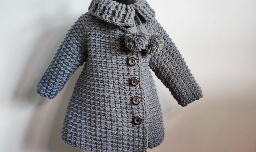 How to Crochet a “Snowdrop” Coat for a Girl