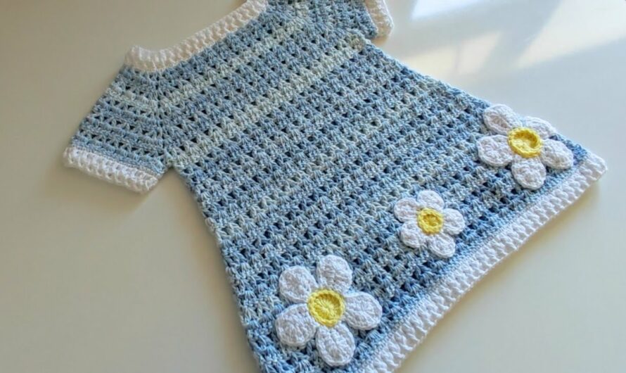 How to Crochet a Breezy Pullover Summer Dress for a Girl