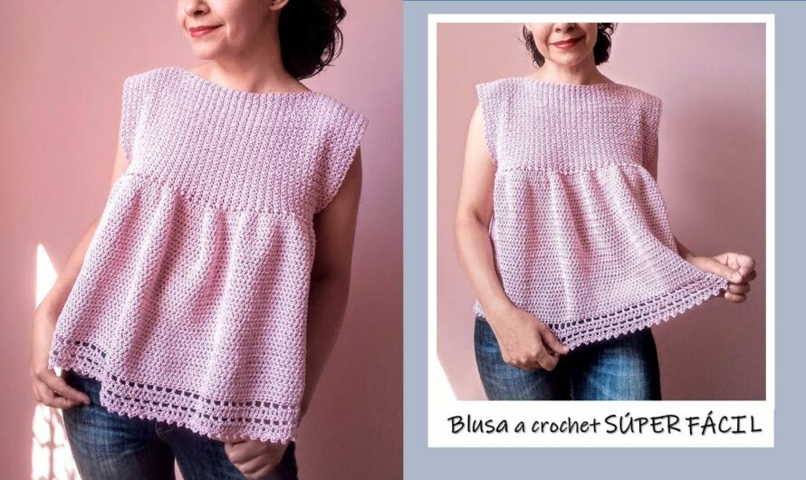 EASY crochet blouse for women Step by step!!