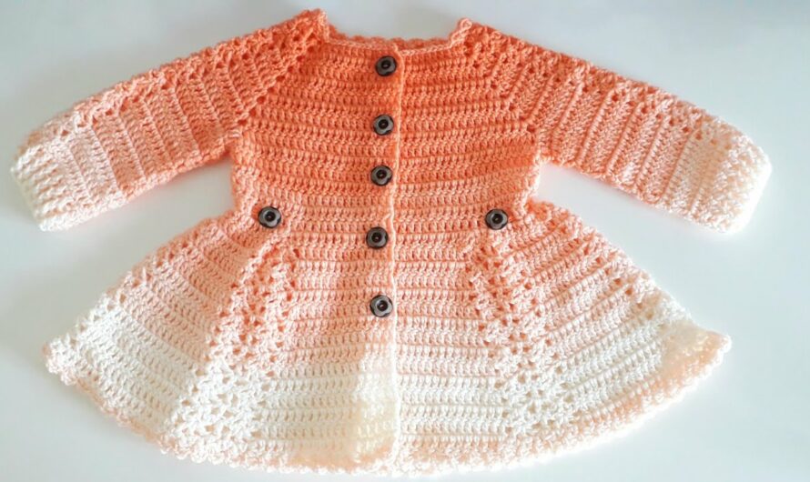  How to crochet the “Blush” girls cardigan