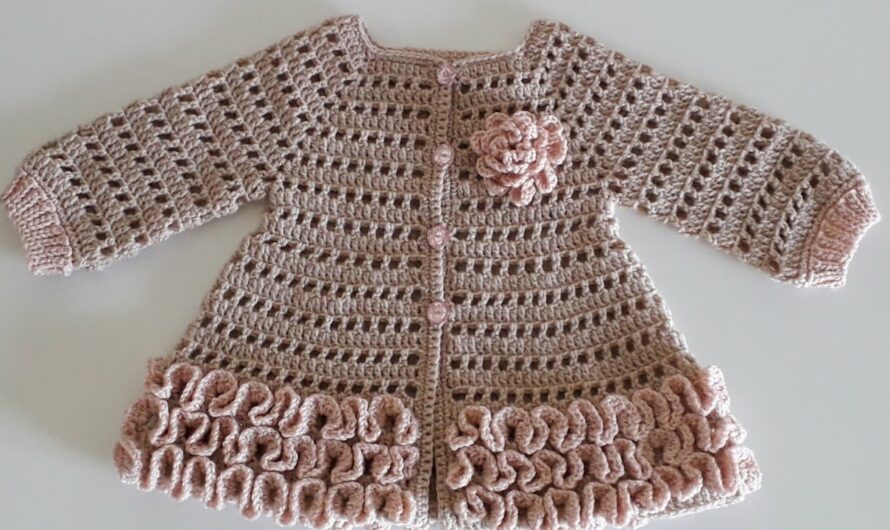 Crocheting a Baby Girl’s Cardigan