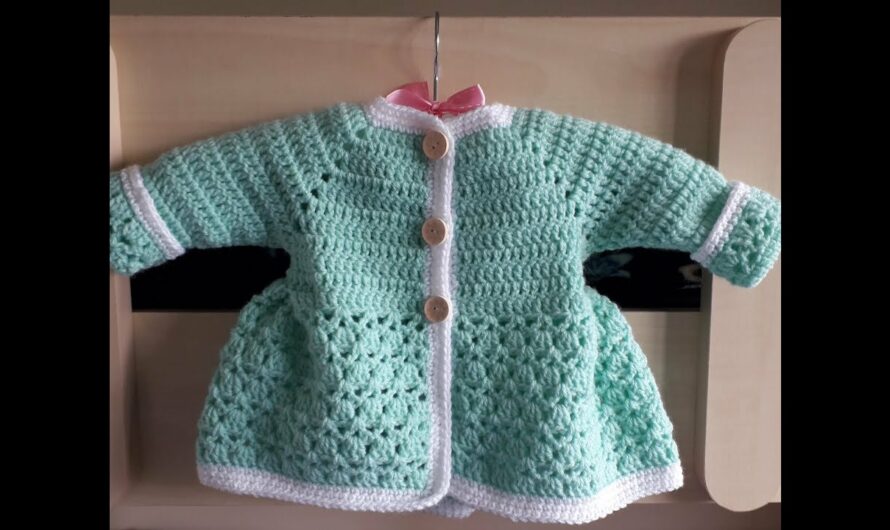  how to crochet girl’s cardigan / Minty cardigan