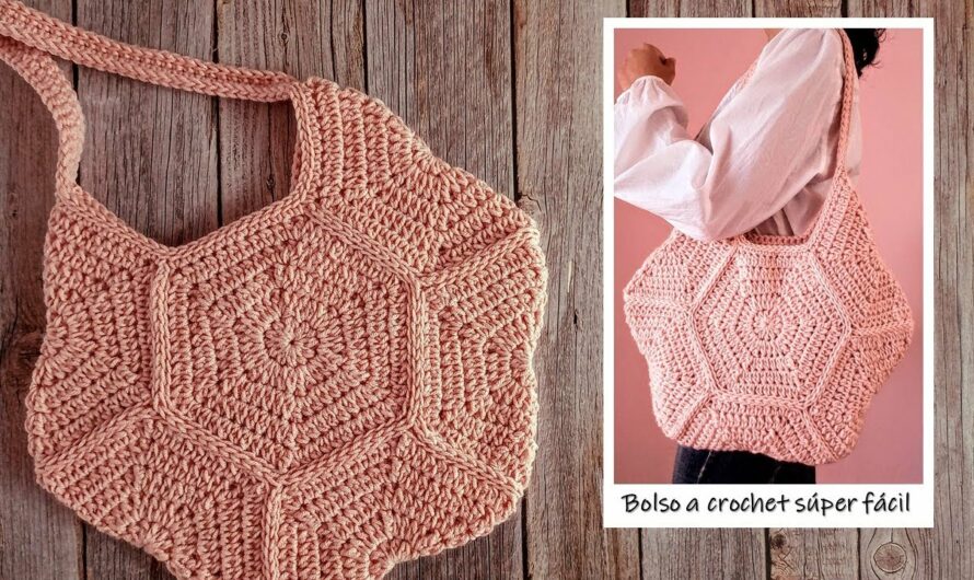 Step-by-Step Guide to a SUPER EASY Hexagon Crochet Bag