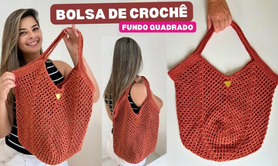 Crocheting a Sturdy Bag with a Square Bottom