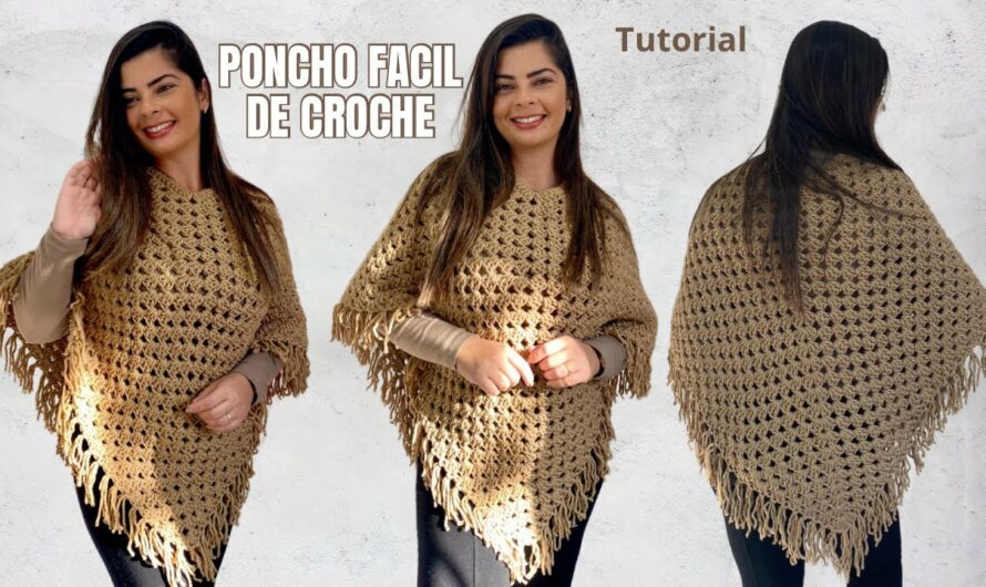 Crocheting the Suellen Pontes Urban Poncho