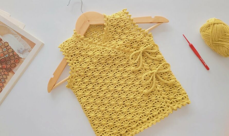 The Crocheted Garment with Convenient Side-Open Design, Delicate Lace, and Soft Texture