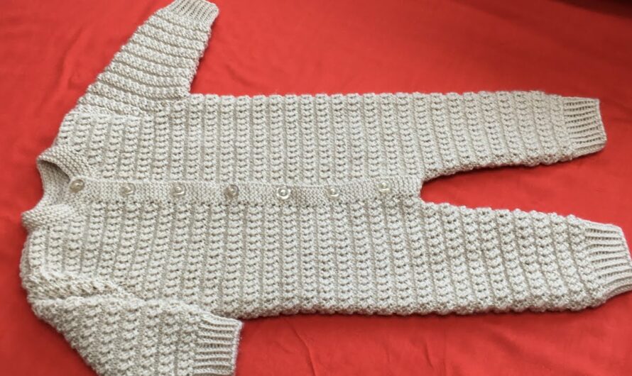 Hand-Knitting a Baby Onesie for 0-3 Months