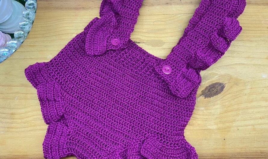 Crocheting a Diaper Cover with Ruffles and Straps