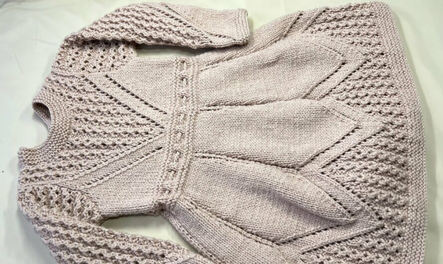 Hand-Knitting a Baby Frock (Dress) for Ages 1-2 Years