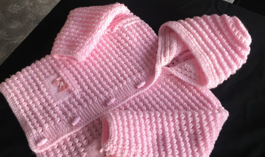 Hand-Knitting a Hooded Baby Coat for Ages 3-6 Months