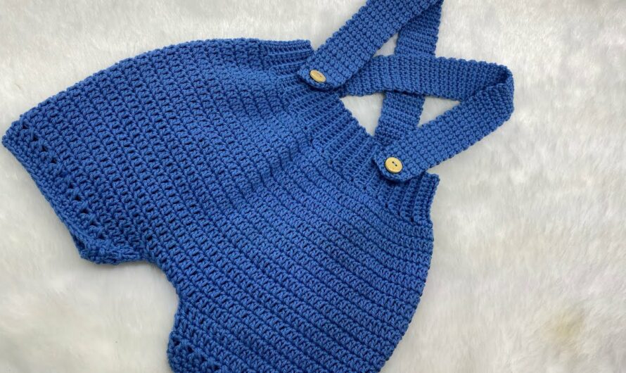 Crafting Adorable Crocheted Strap Shorts for Baby’s Summer Adventures 🐳⚓️⛵️🐠🐬