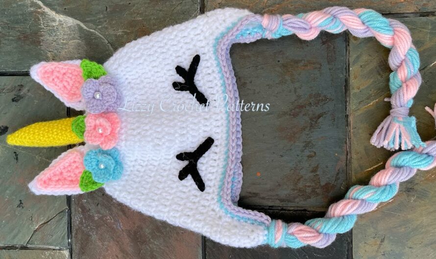 Crocheting an Easy & Fast Unicorn Hat for a 5-Year-Old