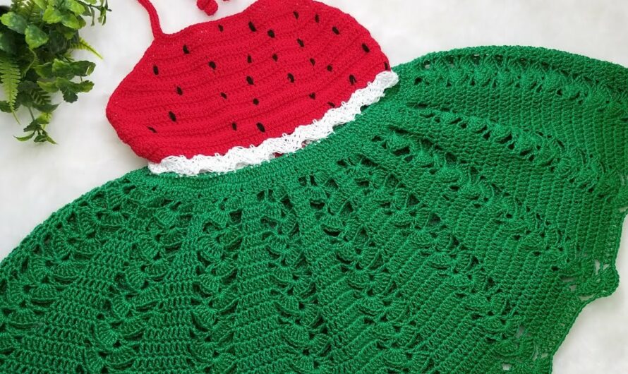 Crocheting the Perfect Watermelon Dress 🍉