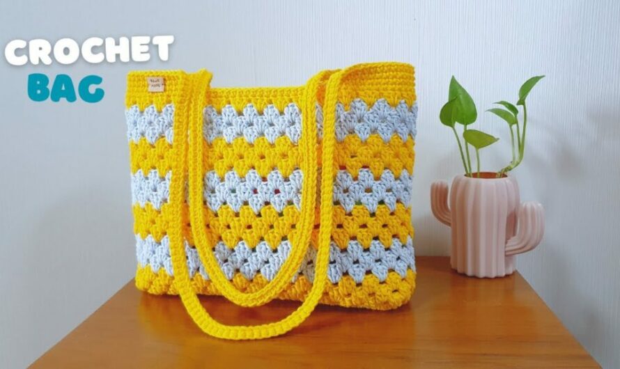 Super Easy Crochet Tote Bag: Video tutorial