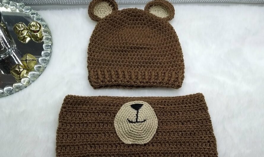 Crafting a Bear Hat and Collar Set