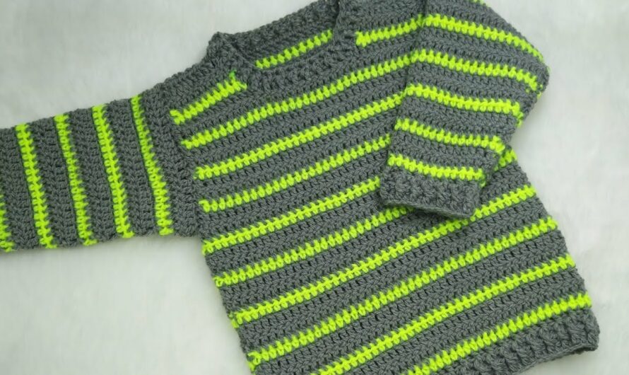 Crocheting the Daring Neon Sweater