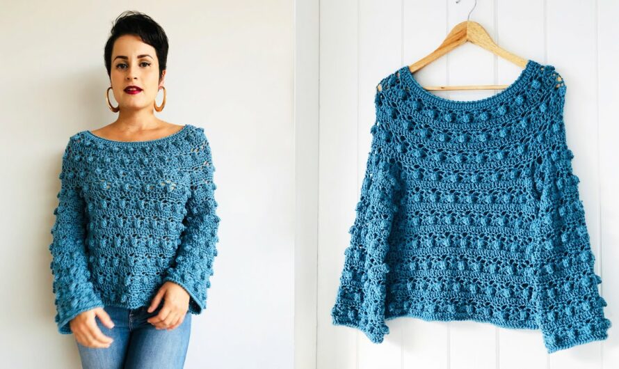Crafting a Crochet Blouse with a Round Yoke