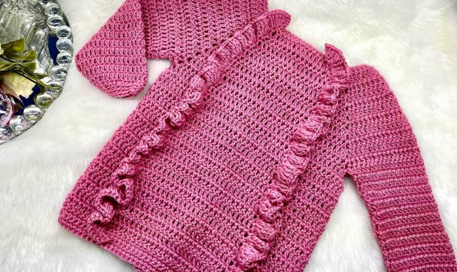 Crocheting a Beautiful Ruffled Sweater