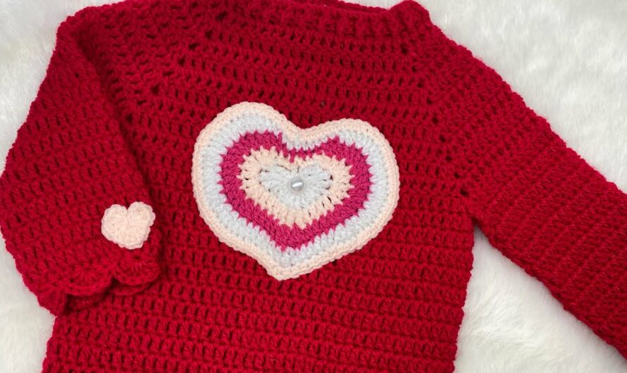 Crocheting a Sweater for Valentine’s Day