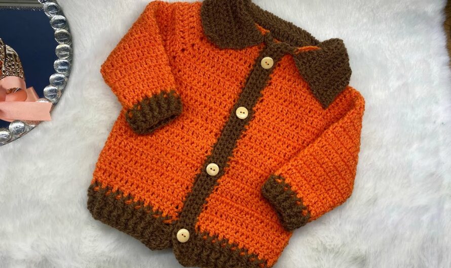 CROCHET NECK SWEATER