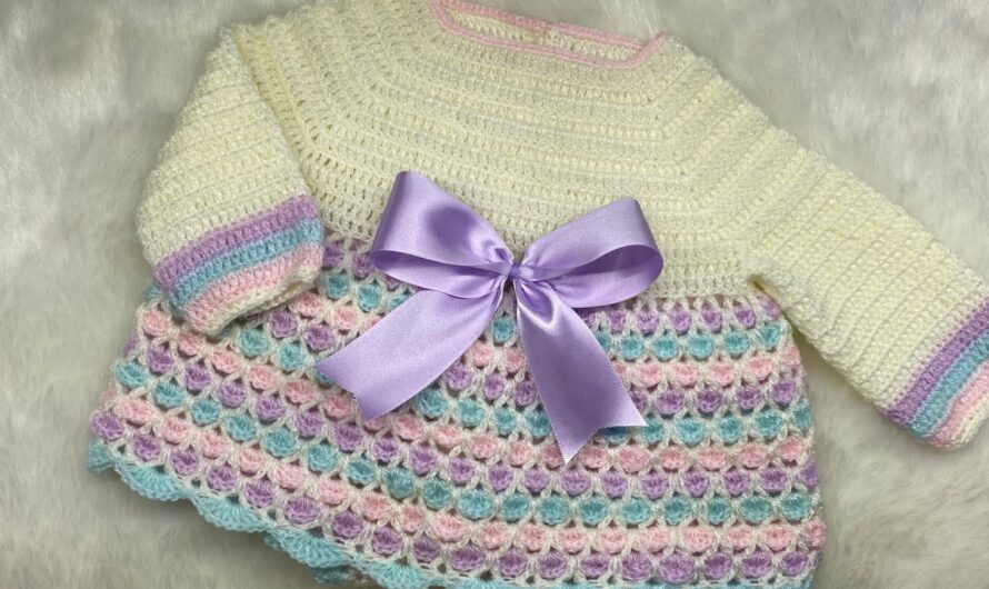 COLORFUL CROCHETED JACKET 🦄