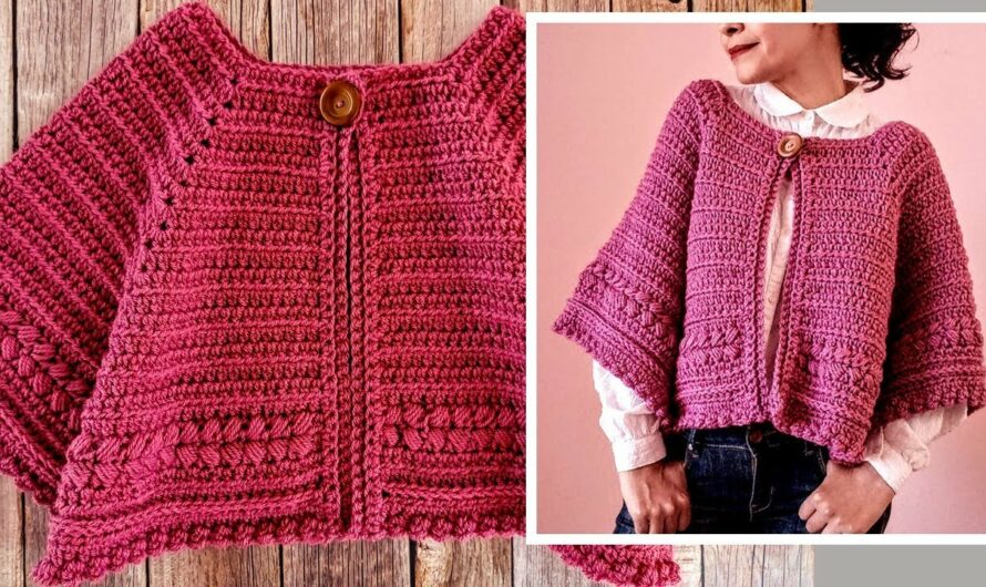  Crochet Cape/Poncho for Women – Easy and Step by Step!!