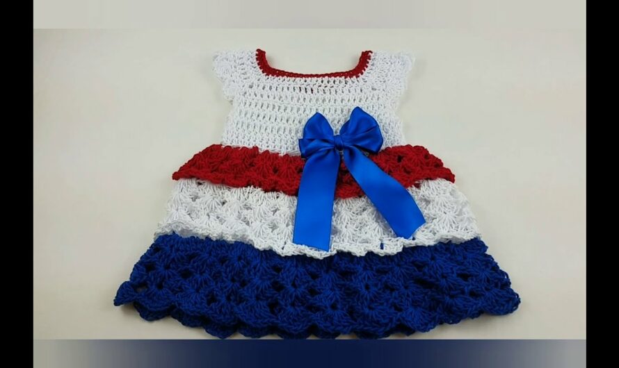Crochet Baby Dress Tutorial 🌸