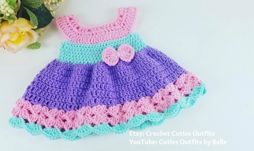 Easter Crochet Baby Dress Free Pattern
