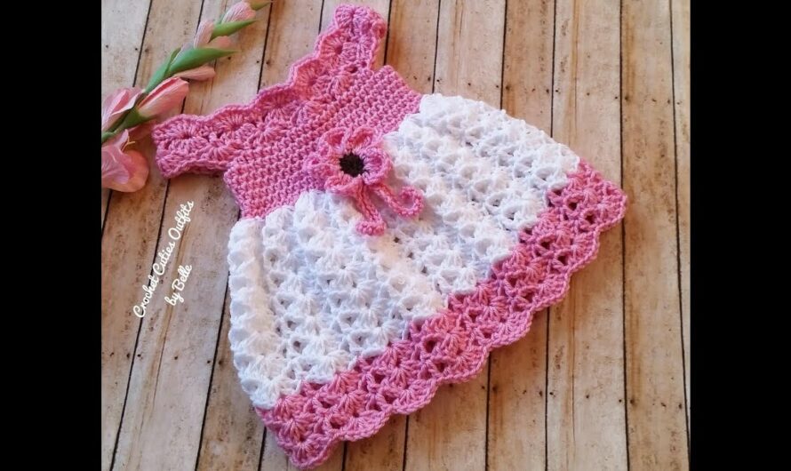 Crochet Baby Dress Tutorial 🌸