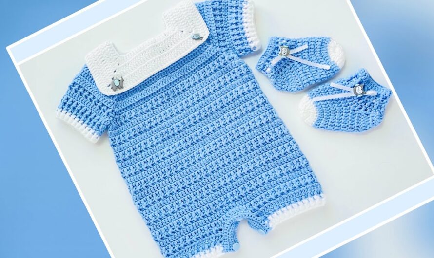 Ahoy, Sailor! A Super Easy Crochet Pattern for a Baby Sailor Costume with Socks ⚓👶