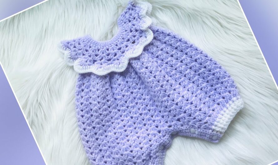 How to Crochet a Bubble Romper for Babies 🧶