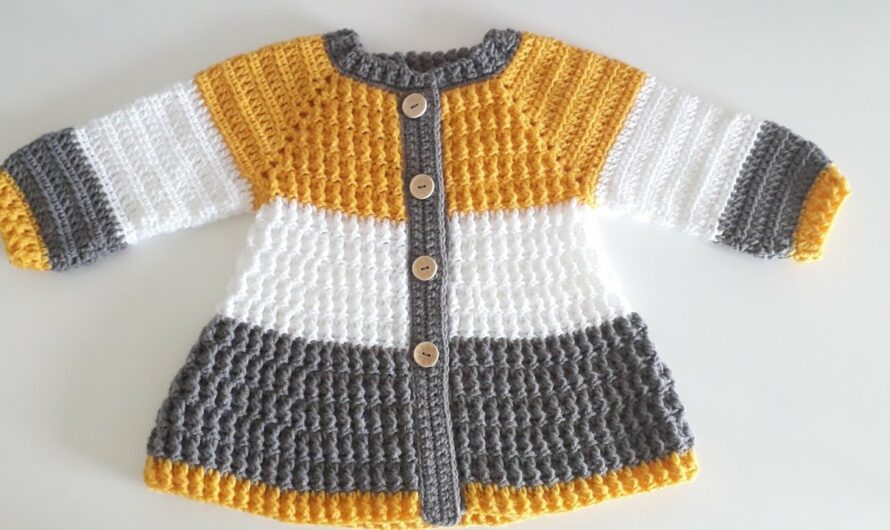 🧶 How to Make a Crochet Cardi-Coat – Step-by-Step Guide