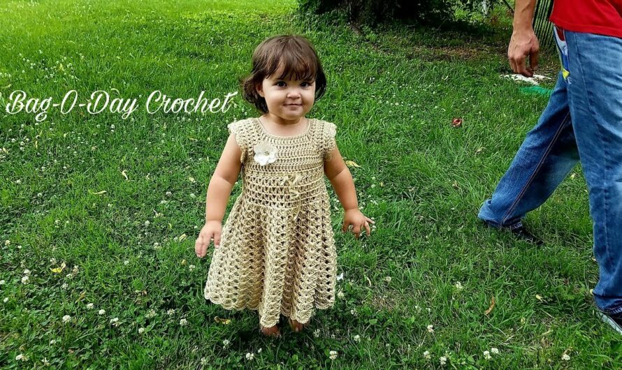 🧶 Crochet Baby and Toddler Dress: A Handmade Classic Full of Charm