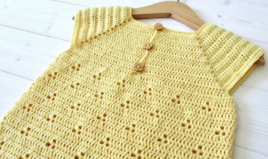 🧶 How to Crochet a Baby Girl’s Pretty Summer Dress: A Step-by-Step Guide