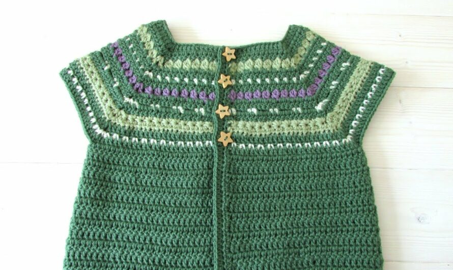 🧶 How to Crochet a Fair Isle Children’s Sweater – A Step-by-Step Guide