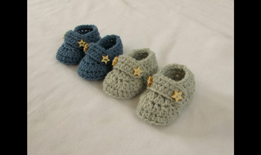 👣 How to Make Crochet Baby Boy Booties – A Step-by-Step Guide